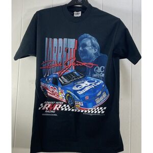 Vintage Dale Jarrett #88 NASCAR Men's M All Over Print Graphic T Shirt  90s Ford